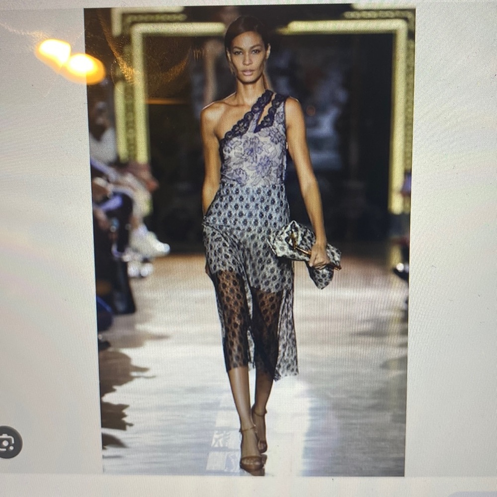 Stella McCartney Lace Pattern One Shoulder Blouse